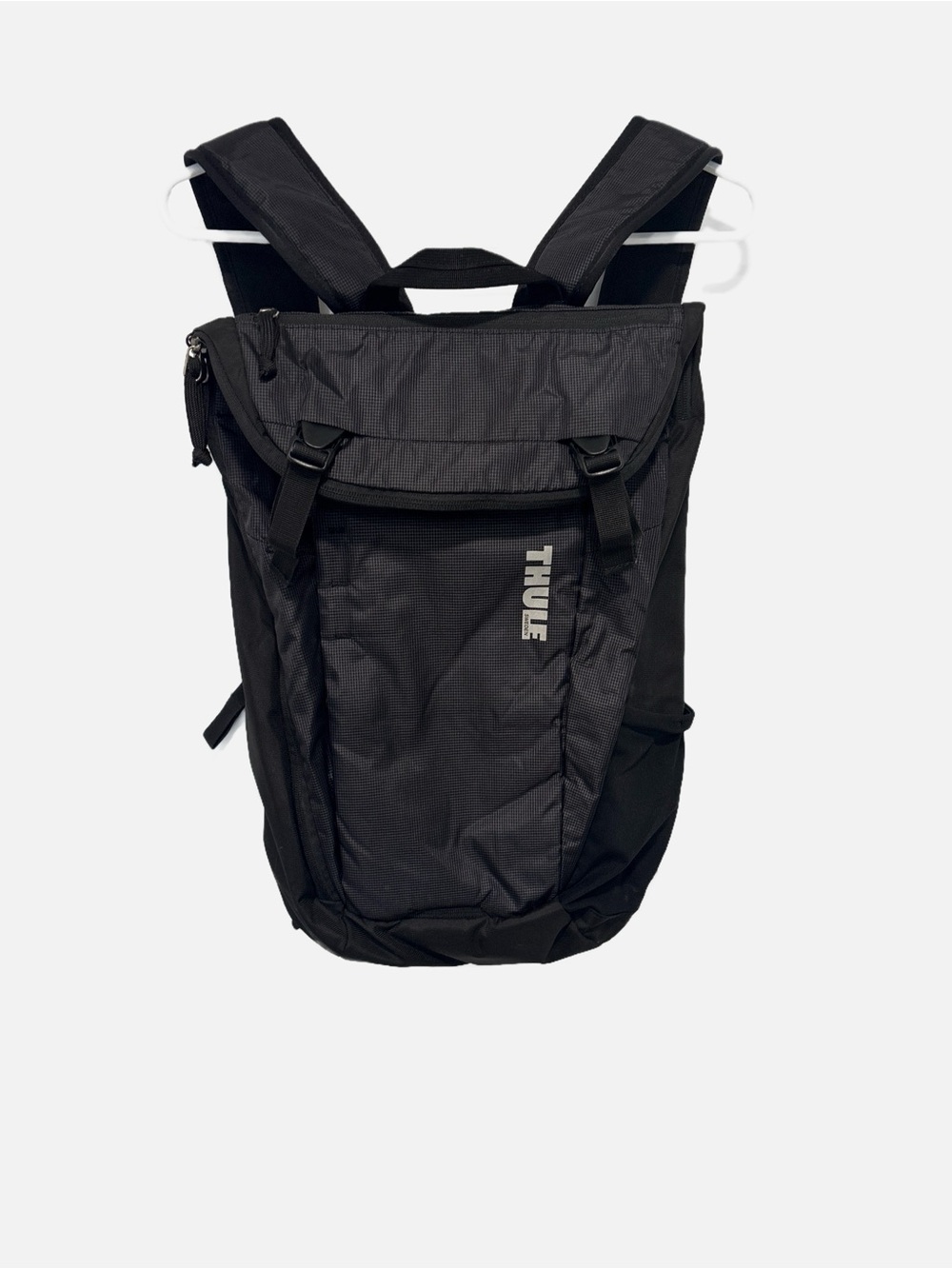 Thule Black Roll-Top Commuter Backpack for Men